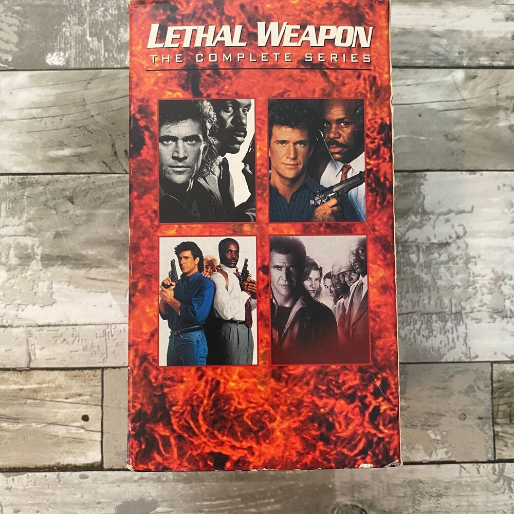 Lethal Weapon complete season VHS tapes